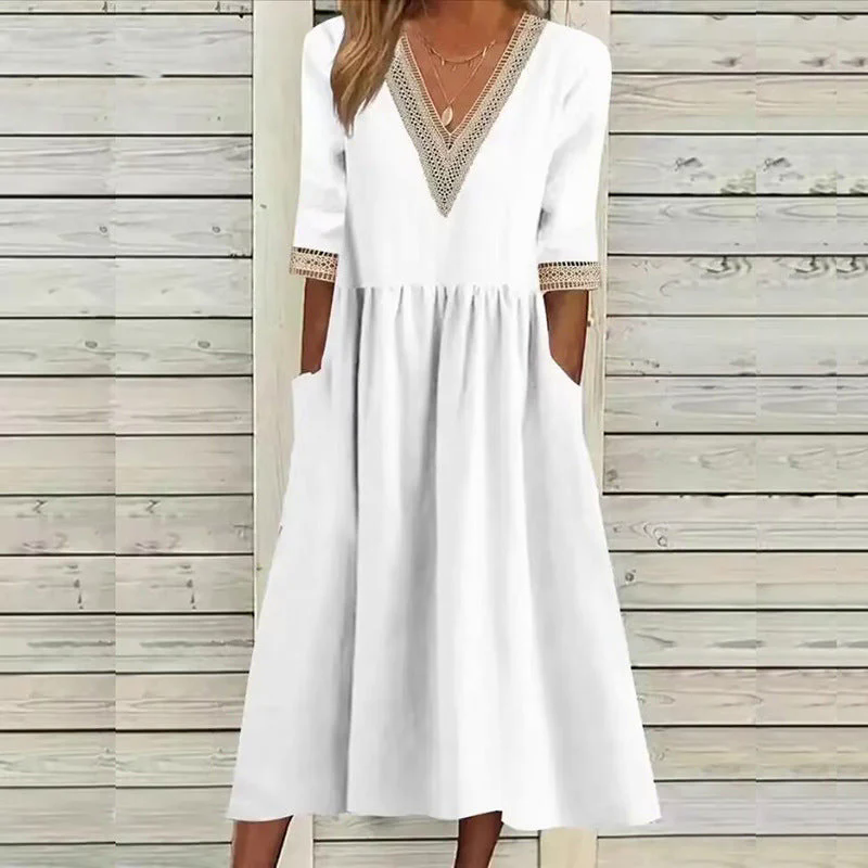 Fashion Canberra I Marila V-Neck Midi Dress