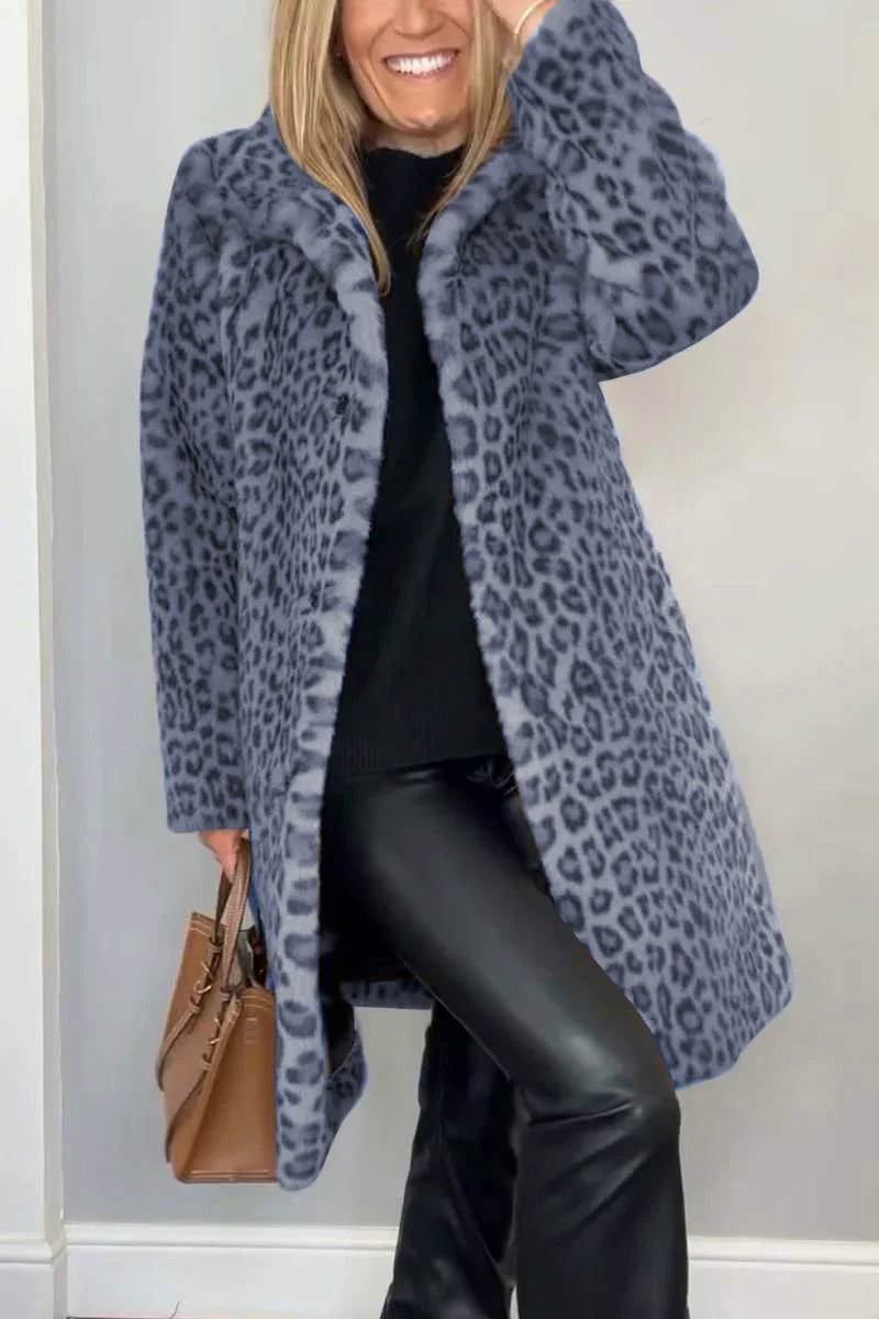 Fashion Canberra I Zyra Leopard Print Coat