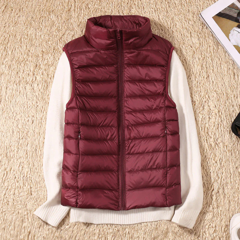 Fashion Canberra I Eliza Lightweight Zip Puffer Vest