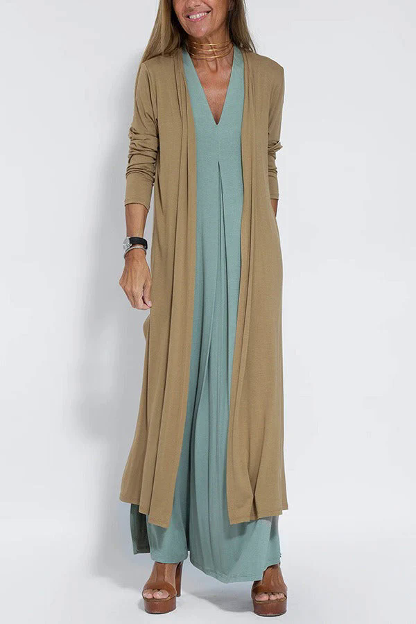 Fashion Canberra I Clara Elegant long dress + matching cardigan FREE