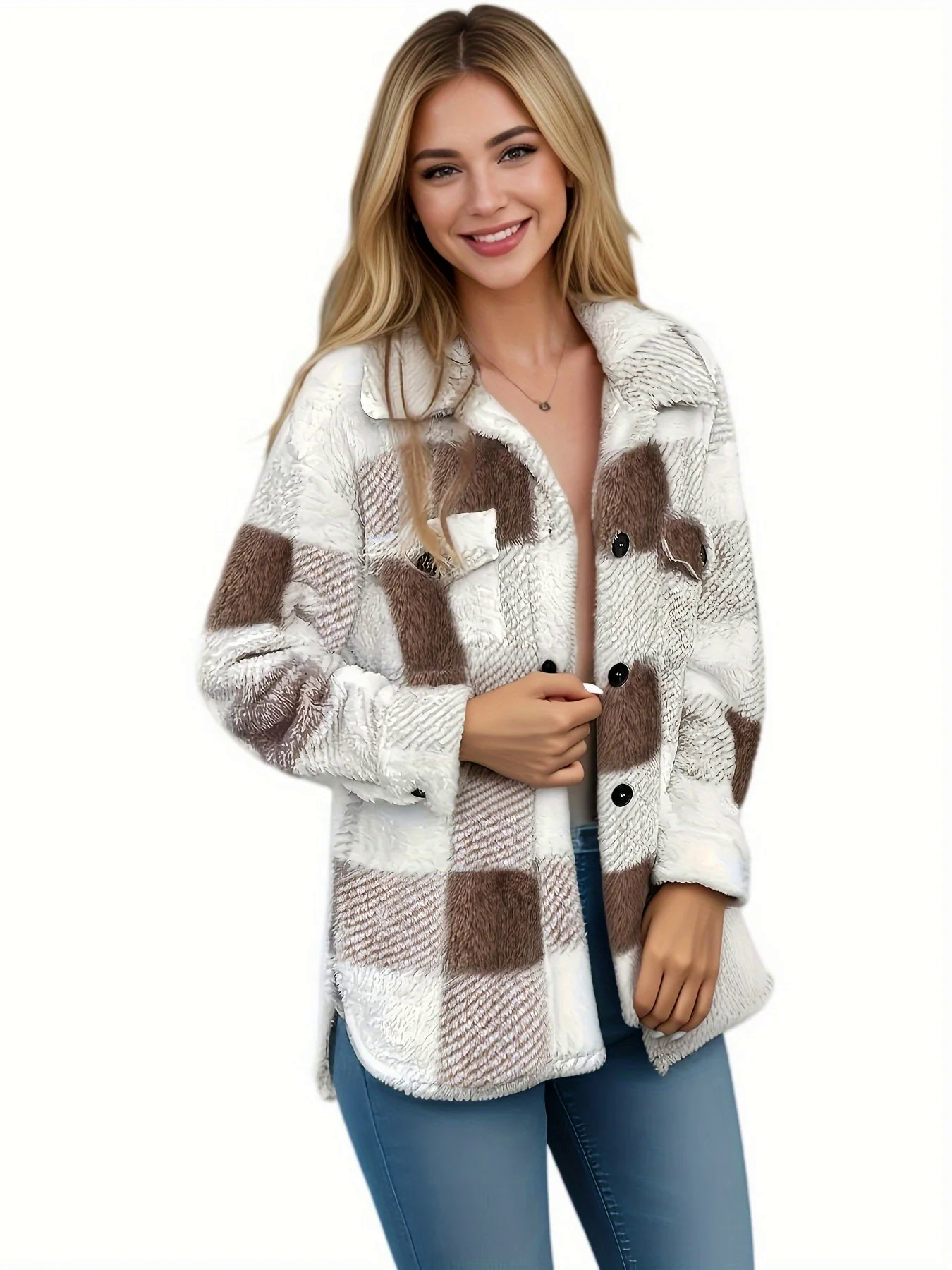 Fashion Canberra I Kiana Stylish Fleece Oversized Jacket