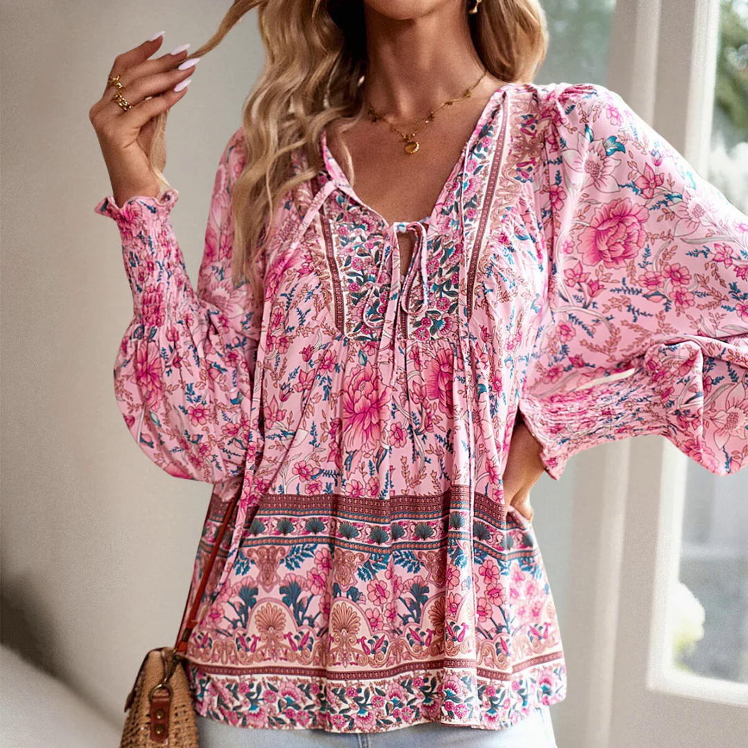 Fashion Canberra I Alna Elegant Floral Blouse