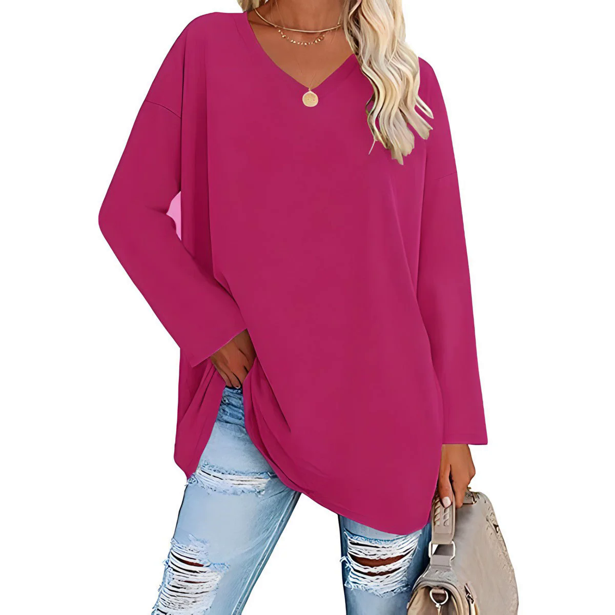 Fashion Canberra I Alysée Relaxed V-Neck Sweater