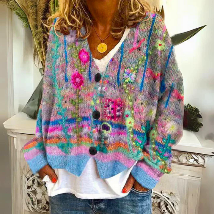Fashion Canberra I Roxanne Cozy and Colorful Knitted Sweater