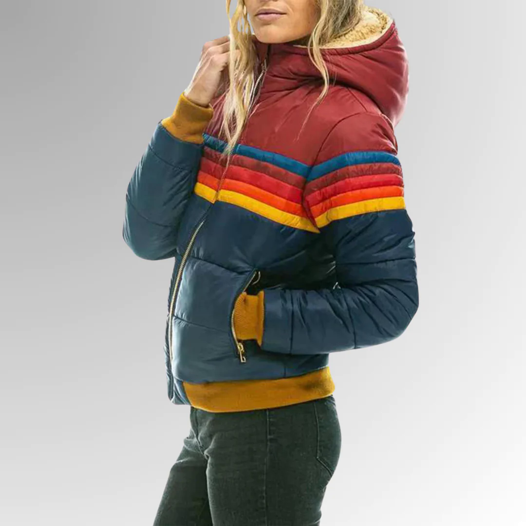Fashion Canberra I Diana Rainbow Puffer Jacket