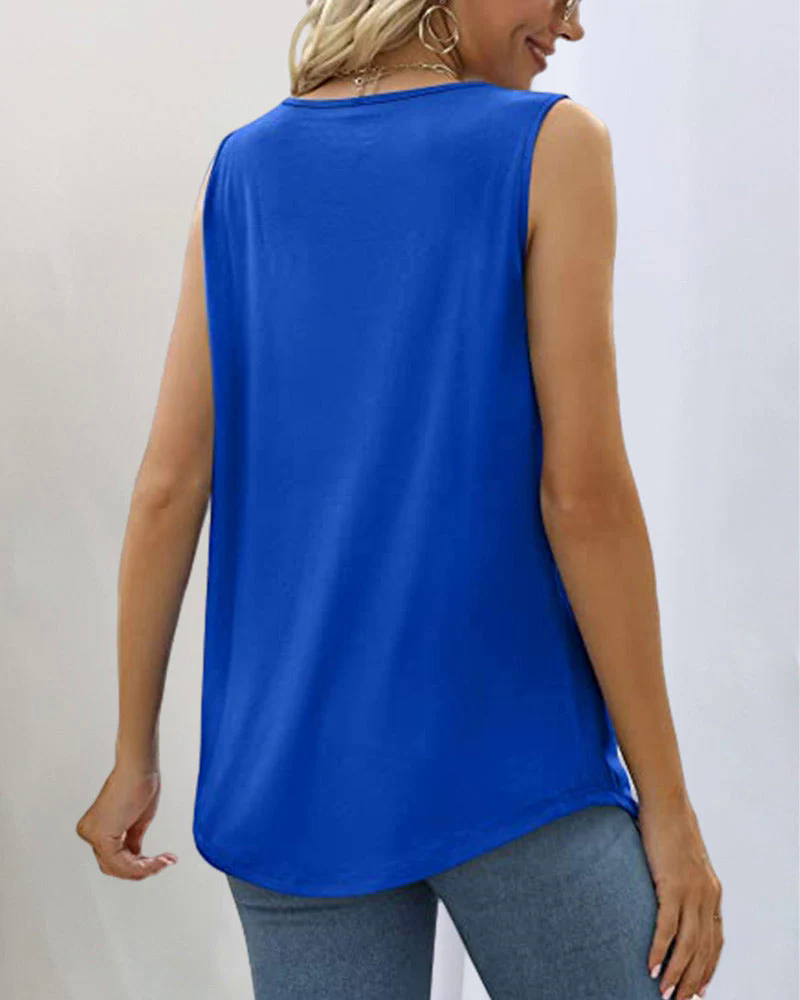 Fashion Canberra I Alvi Tank Top With Square Neckline