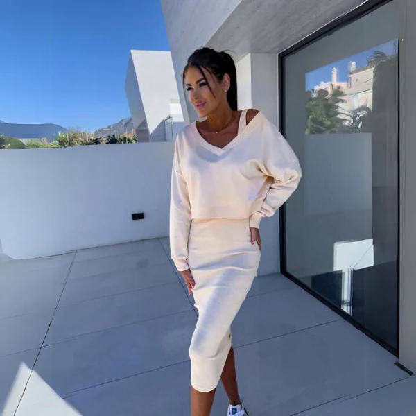 Fashion Canberra I Adrine Casual Sweatshirt and Dress Set