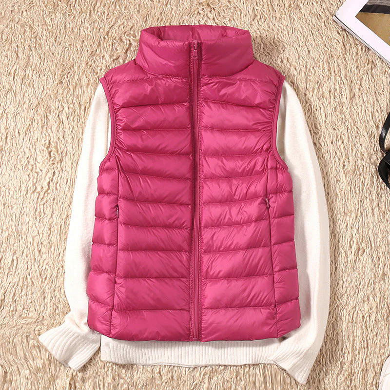 Fashion Canberra I Eliza Lightweight Zip Puffer Vest