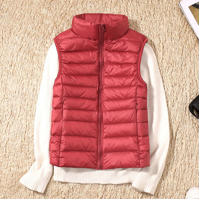 Fashion Canberra I Eliza Lightweight Zip Puffer Vest