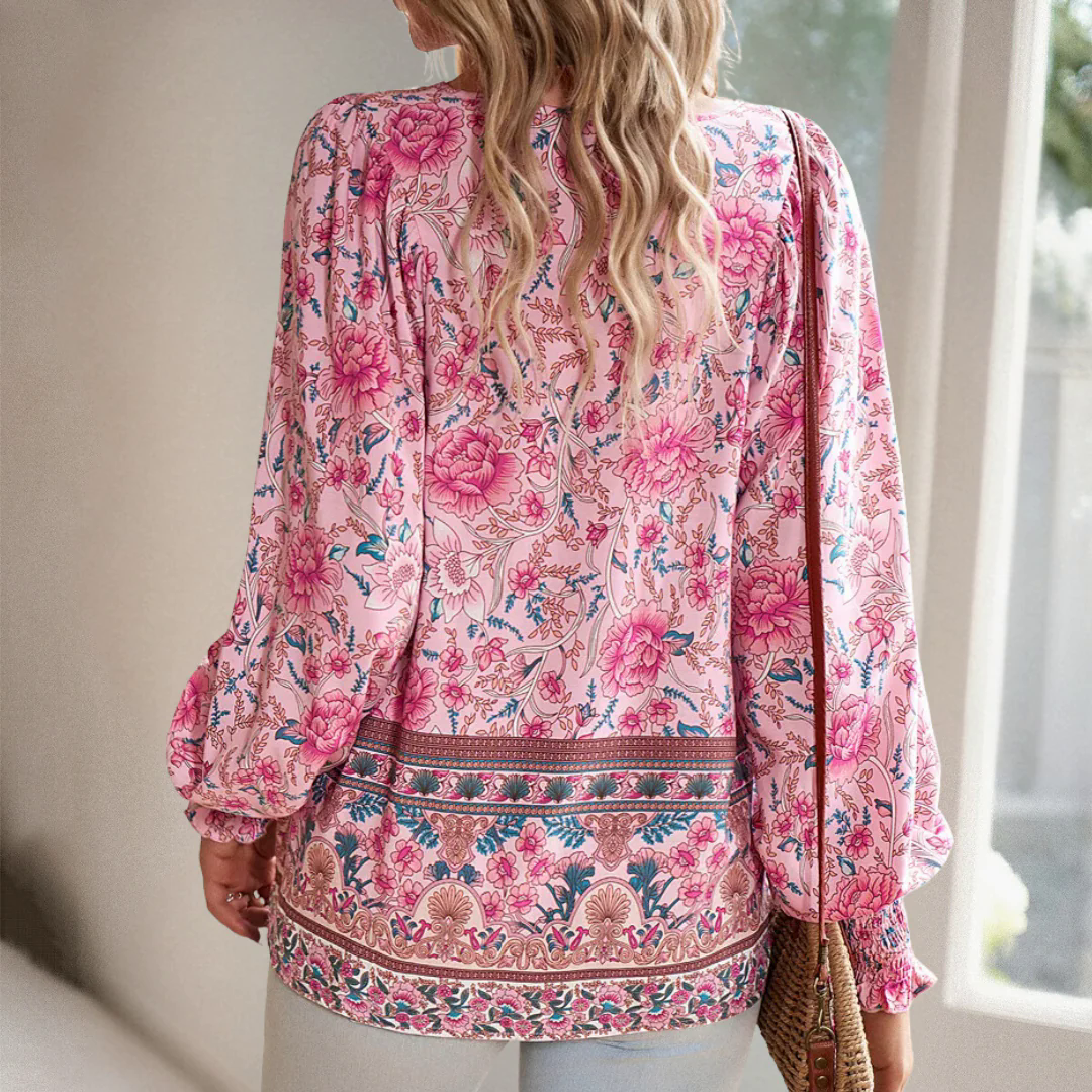Fashion Canberra I Alna Elegant Floral Blouse