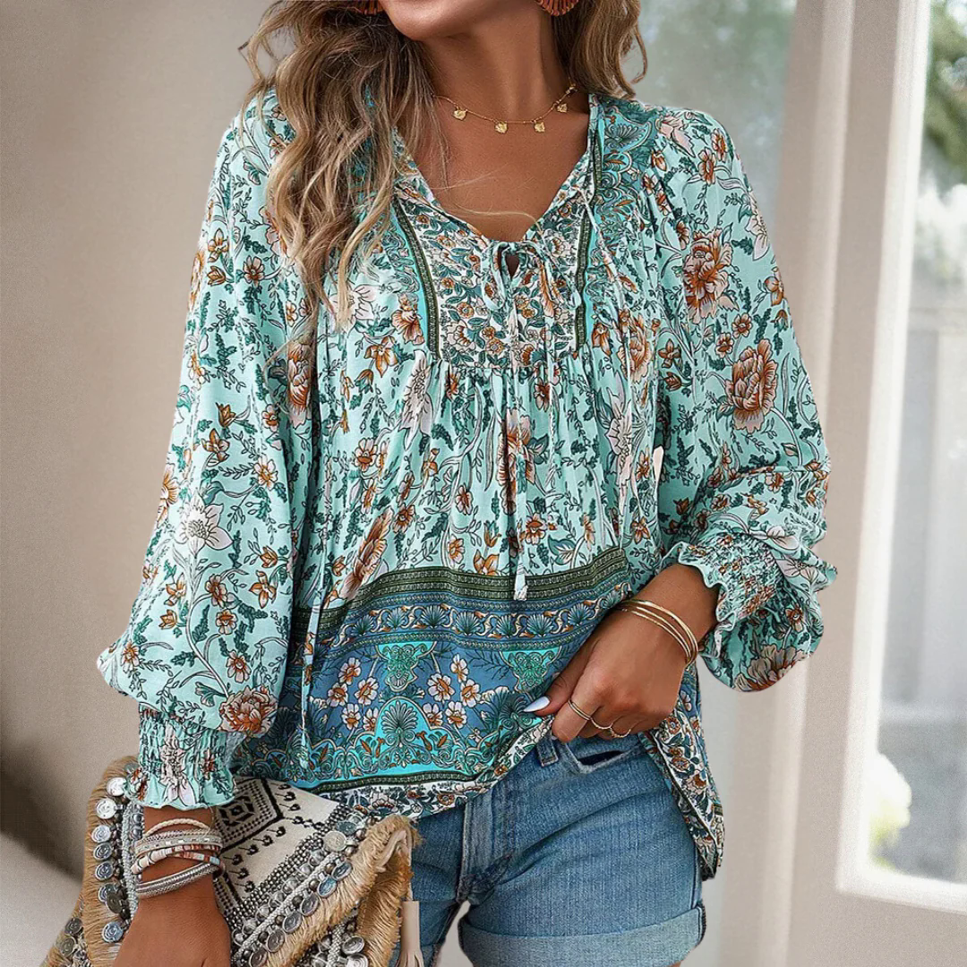 Fashion Canberra I Alna Elegant Floral Blouse